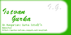 istvan gurka business card